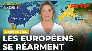 Miniature : Les Européens sont-ils démunis sans les États-Unis ? | Le Dessous des cartes | ARTE