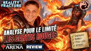 Miniature : Analyse complète des cartes ROUGES pour le LIMITÉ ! | Réalité Fracturée | MTG Arena
