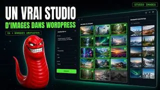 Miniature : Un Vrai Studio d'Images dans WordPress (IA + Banques Gratuites)
