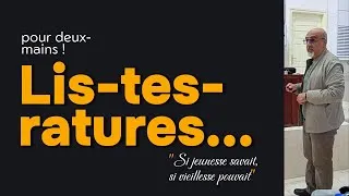 Miniature : Lis-tes-ratures pour deux-mains ! - Pr. émérite Foudil DAHOU & Pr. Abdelouahab DAKHIA