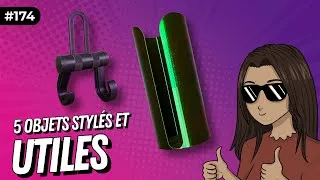 Miniature : Timelapse impression 3D de 5 objets MEGA PRATIQUES ! 🤩💡