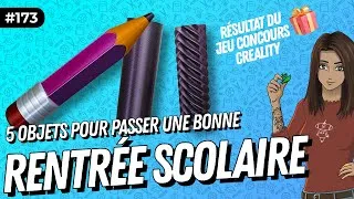 Miniature : Timelapse impression 3D de 5 objets pour la rentrée SCOLAIRE ! 🤩🔥