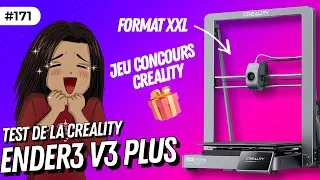 Miniature : La ENDER3 V3 PLUS de chez CREALITY : LE TEST et LE GIVEAWAY !! 🤩🔥