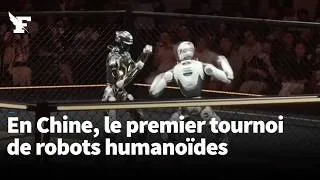 Miniature : Chine : les images spectaculaires du premier tournoi de robots humanoïdes