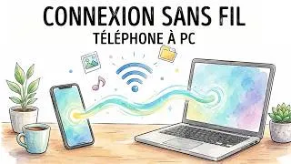 Miniature : ✅ Comment échanger photos, vidéos et documents entre mobile et PC en 5 minutes facilement.