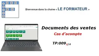 Miniature : Documents de ventes, cas de facture avec acompte
