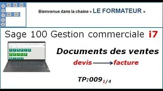 Miniature : Documents des ventes (devis, accusé de commande, bon de livraison et facture)