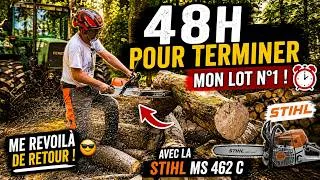 Miniature : 🚜 Affouage 2025/2026🌲 😱 Plus Que 48H pour Terminer Mon Lot N°1 ! Le Retour de la Stihl MS 462 C 🪵
