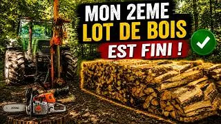 Miniature : 🚜 Affouage 2025/2026 :Mon 2ᵉ Lot de Bois Est Fini ! Une Énorme Étape de Franchie 🌲💪