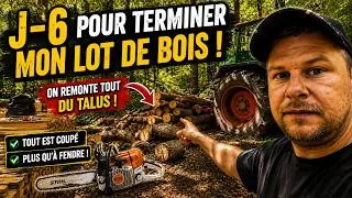 Miniature : 🚜 Affouage 2025/2026 :🌲 J-6 : On Remonte Tout du Talus ! Le Défi Continue 💪