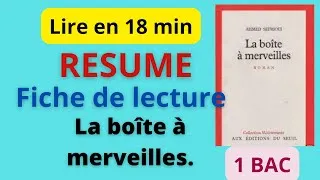 Miniature : Fiche de lecture résumé la boite à merveilles Ahmed Sefrioui 1 bac