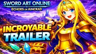 Miniature : JE REACT AU TRAILER HISTOIRE DU NOUVEAU JEU Sword Art Online Echoes Of Aincrad Incroyable [FR] 4K
