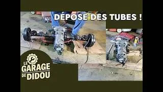 Miniature : RESTAURATION DAUPHINE 1961 : Deuxième couche moteur et dépose des tubes fusées ! (Ép. 26)