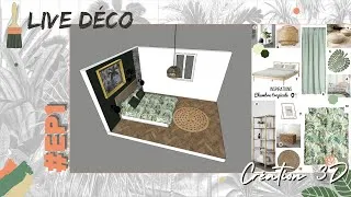 Miniature : Live Déco /// Chambre Tropicale /// #EP1