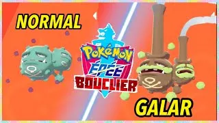 Miniature : POKEMON EPEE ET BOUCLIER ! COMPARAISON FORME GALAR !