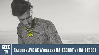 Miniature : Casques sports JVC HA-EC30BT et HA-ET50BT
