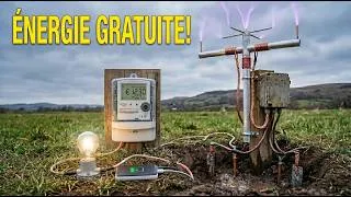 Miniature : Antenne de Tesla + batterie terrestre : capter l’électricité gratuite de l’air et du sol