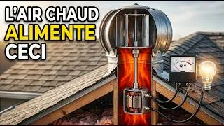 Miniature : Cette turbine de grenier produit de l’électricité avec l’air chaud qui monte