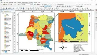 Miniature : ArcGIS - Carte de présentation de la zone d'étude - Faire un Layout - Extend Indicator