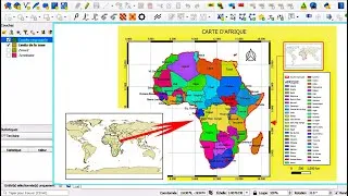 Miniature : QGIS - Comment Faire la carte d'un continent à partir de zéro - Tutoriel