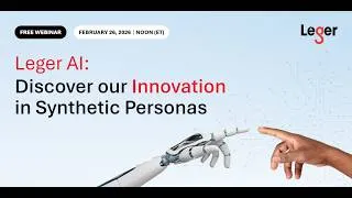 Miniature : Smart Persona Powered by Leger Webinar