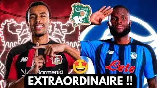 Miniature : Guela Doué S'ENGAGE au Bayer Leverkusen ! Franck Kessie SIGNE en Serie A ! Amad Diallo dans le DUR !