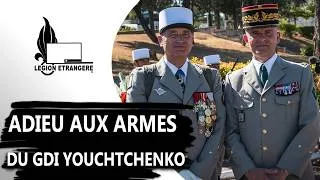 Miniature : Adieux aux armes du général de division Cyrille YOUCHTCHENKO.