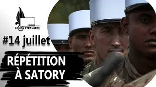 Miniature : Répétitions du défilé du 14 Juillet – La Légion étrangère à Satory