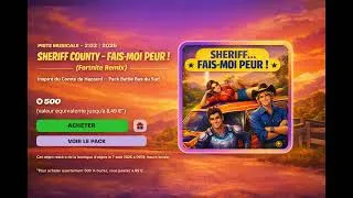 Miniature : Fortnite Sherif fais-moi peur! Façon Fortnite...