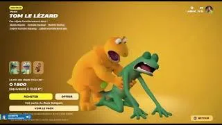 Miniature : CASIMIR et TOM le Lezard Fortnite PEGI18 #shorts