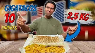 Miniature : MENU GIGATACOS 10 VIANDES FOOD CHALLENGE 🔥(Un Vrai Gigatacos !)