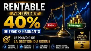 Miniature : Comment être rentable avec seulement 40% de trades gagnants ? | Gestion du risque [session 2]