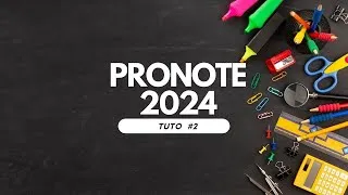 Miniature : Vidéo #2 de Pronote 2024 et EDT : Création des élèves