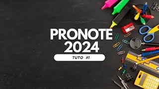 Miniature : Vidéo #1 de Pronote 2024 et EDT : Préparation du plateau technique