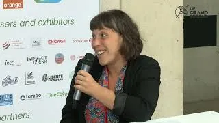 Miniature : Eva Ponty, de l’association Le Filon, au Forum Mondial Convergences
