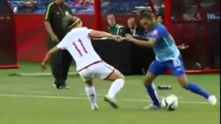 Miniature : Marta Vieira Da Silva Amazing Skill 2015 فيديو .. لاعبة برازيلية تراوغ بطريقة اهتزت لها المدرجات