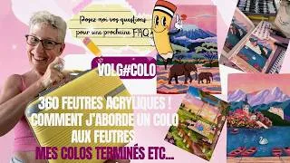 Miniature : vlog coloriage   Feutres acryliques, nouveaux livres , journal créatif etc