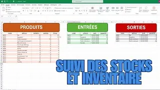Miniature : Suivi des Stocks et Inventaire du Stock sur Excel