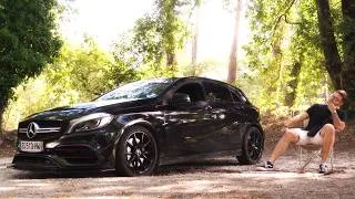 Miniature : Mercedes A45 AMG : FREINÉ dans un ELAN