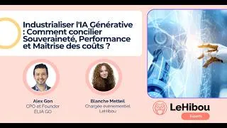 Miniature : Webinar #59 - Industrialiser l'IA : Souveraineté, Performance et Maîtrise des coûts