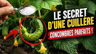 Miniature : Vos concombres sont tordus ? Voici le secret d'une cuillère pour les rendre parfaits ! ✨