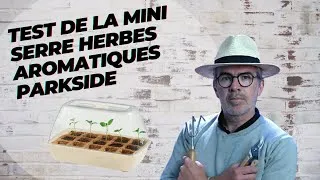 Miniature : Test de la mini serre herbes aromatiques de chez Parkside