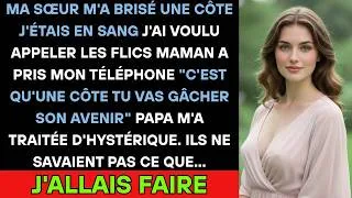 Miniature : Ma Sœur M'a Brisé Les Côtes — Ma Mère M'a Ordonné ＂Pas Les Flics, Ça Va Ruiner Sa Carrière＂
