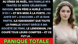 Miniature : Mon Père M'a Chassée À Noël ! Ma Famille Ignorait Ma Fortune De 75m€ Jusqu'à Ce Que Je Coupe Tout...