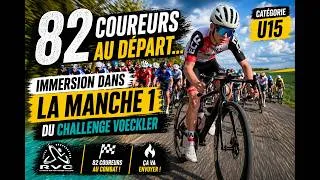 Miniature : IMMERSION DANS UN PELOTON DE 82 COUREURS 🚴‍♂️💥 | Challenge Voeckler U15