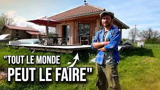 Miniature : Il a autoconstruit sa maison ronde pour 35 000 euros, en autonomie ! - Le Jeune Paysan