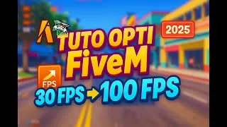 Miniature : 🔥 TUTO OPTIMISATION FiveM 2025 | +100 FPS FACILE sur GTA RP ! 🔧