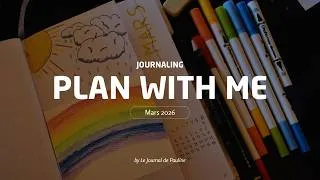 Miniature : {#JOURNALING}  PLAN WITH ME - Bullet journal MARS 2026 (Simpliste et rapide)