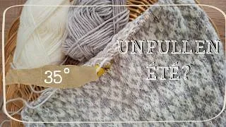 Miniature : J'ai tricoté un pull en jacquard... en pleine canicule ☀️🧶
