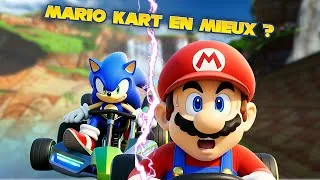 Miniature : MARIO KART MAIS EN PLUS DYNAMIQUE : L'HISTOIRE DE SONIC & SEGA ALL STARS RACING